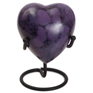 Urnes de crémation de coeur en laiton de haute qualité Urnes de coeur de Meta de conception personnalisée avec des prix raisonnables - Product Image 1