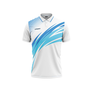 OEM/ODM spandex/polyester personnalisable polo de tennis respirant et extensible dans les quatre sens t-shirt de golf pickleball vêtements pour le style - Product Image 3