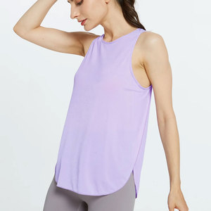 Hot Sale Premium Quality Women's Gym Fitness Sport Running Workout Tank <b>Top</b> Breathable Casual Style - Product Image 3