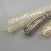 Tuyau plat en polyuréthane flexible élevé fait tuyau de conduit de fil d'acier Pu