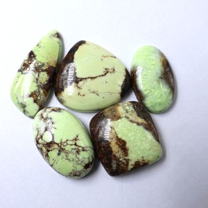 พลอยคริสโซเพรสเลมอนแท้ 100% จากอินเดีย ราคาขายส่ง คุณภาพสูง ทรงหลังเบี้ย คู่ สำหรับทำเครื่องประดับ - Product Image 3