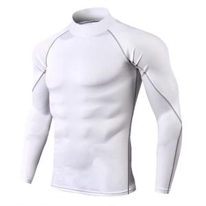 Hombres Rash Guards Compresión Deportes Suave Manga larga Clima frío Invierno Cálido Capa base Top - Product Image 2