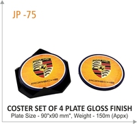 Meilleures ventes : Ensemble de sous-verres en bois faits à la main avec logo personnalisé – Promotion d'entreprise, support pour tasses à thé et table basse, idéal pour les amis