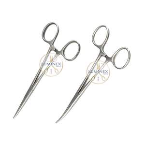 คีมล็อกเฮโมสแตทตรง + โค้งสำหรับทำเครื่องประดับ5.5สำหรับงานหนัก - Product Image 3