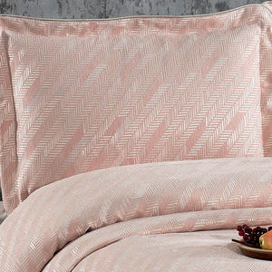 Juego de Cubrecamas Guzide JULIA 100% Chenille, 4 Piezas, Color Rosa Salmón, Cubrecamas y Edredón, Ropa de Cama de Primera Calidad - Product Image 2