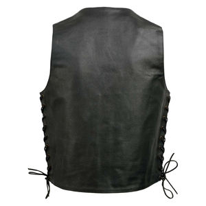 Gilet en cuir de moto pour homme tendance et léger, respirant, de haute qualité, personnalisable - Product Image 2