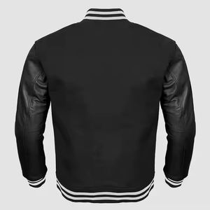 แจ็คเก็ตเบสบอลสำหรับผู้ชายเสื้อแจ็คเก็ตปักลาย - Product Image 3