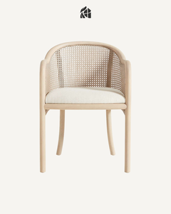 Silla de Comedor Zelvaria Hecha a Mano en Madera de Teca, Madera Sólida Ecológica, Muebles Modernos de Estilo Transicional para Comedor - Product Image 2