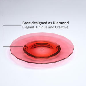 Holar-placa de plástico reutilizable con diseño de diamante, 9 pulgadas, Premium, irrompible - Product Image 5