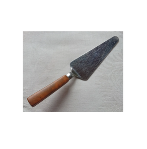 Juego de pastel y servidor de acero inoxidable con mango de madera para uso en restaurantes al mejor precio - Product Image 4