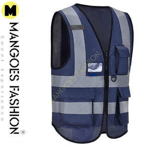 Ropa DE TRABAJO Chaleco de seguridad de alta visibilidad Personalizado su logotipo Simple Buena calidad Precio bajo Chaleco de seguridad de alta visibilidad - Product Image 2