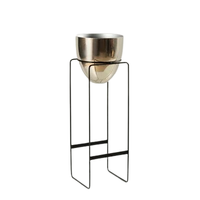 Haute qualité décor à la maison jardinière Pot en métal avec support intérieur Design moderne support or luxe décoration intérieure pour la maison