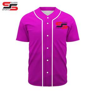 Maillot de baseball dégradé respirant et tendance personnalisé pour hommes maillot de baseball professionnel personnalisé pour les matchs - Product Image 5