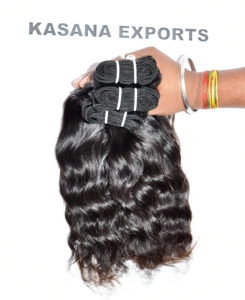 Vente en gros de extensions de cheveux humains à cuticule alignée 100% faisceaux bouclés fabrication de trame Deep Wave couleur naturelle femmes noires - Product Image 4