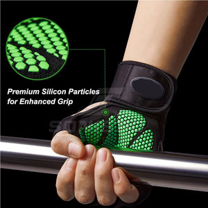 Gants de gymnastique demi-doigts en néoprène personnalisables Gants de fitness d'entraînement pour l'haltérophilie Concevez votre propre équipement d'entraînement - Product Image 2