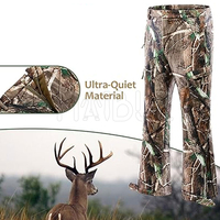 Pantalones de Caza Deportivos Casuales de Cintura Media, Ligeros y Transpirables, de Corduroy y Cordura, con Camuflaje, Ideales para Senderismo, Esquí y Actividades al Aire Libre