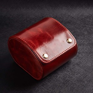 Customized Premium Quality Genuine Leather <b>Watch</b> Roll <b>Travel</b> <b>Case</b> Handmade Portable Organizer with Velvet Interior - Product Image 2