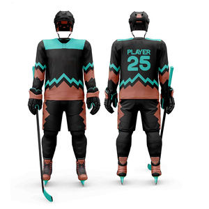 Uniforme de Hockey sobre Hielo Sublimado Personalizado de Alta Calidad para Adultos, Último Diseño con Logotipo Personalizado y Conjuntos Hechos en Pakistán - Product Image 2