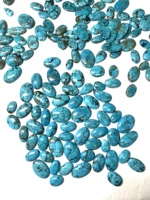 Pierre précieuse turquoise cabochon en vrac, formes et tailles variées, pour la fabrication de bijoux, pierre précieuse naturelle certifiée IGI, qualité AAA, prix de gros
