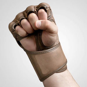 PromotionGants MMA en cuir synthétique Grappling Arts martiaux Sac de boxe en cuir Mitaines Sparring Cage Fighting Training - Product Image 6