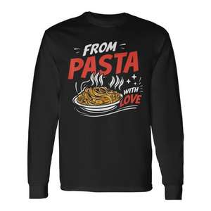 Camiseta de manga larga con diseño de Pasta Party de From Pasta With Love - Product Image 1