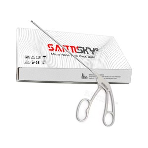 Microinstrumentos neuroquirúrgicos de microcureta de alta calidad, disectores de espátula con gancho para vasos nerviosos, fabricados en 21cm - Product Image 5