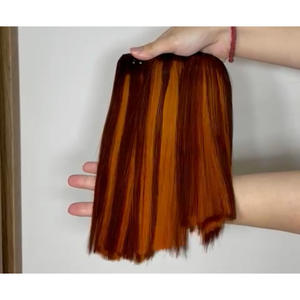 Extensiones de cabello humano virgen vietnamita Bonestraight naranja superventas Trama de moda Longitud personalizable Toupee Frontal - Product Image 3