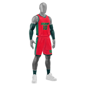 Camiseta de baloncesto con diseño personalizado para Kit de equipo con cuello en V, sublimación Premium hecha en Pakistán, pantalones de alta calidad, diseño personalizado - Product Image 1