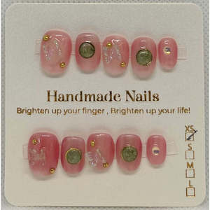 "Pink Lemonade Press-On Nails (XSmall)" - Product Image 1