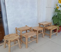 Chaise en bambou écologique personnalisable, pliable et convertible, pour la maison, l'extérieur, la salle de bain, la cuisine, l'école, l'atelier - Vente en gros