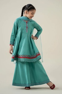 Shalwar Kameez élégant pour filles, robe ethnique traditionnelle, mode estivale, tenue de fête décontractée, évacuation de l'humidité, séchage rapide - Product Image 5