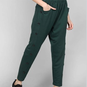 Pantalon de jogging décontracté pour femme avec poches latérales-Pantalon de détente élégant et confortable pour un usage quotidien - Product Image 2