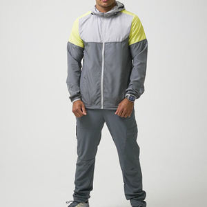 Conjunto Deportivo Ligero y Transpirable de Alta Calidad para Hombre, Chaqueta Cortavientos, Pantalones Deportivos, Traje Deportivo Transpirable de Dos Piezas para Hombre - Product Image 2