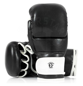 ถุงมือ MMA หนังพรีเมี่ยม100% อันดับต้นๆสำหรับนักสู้มืออาชีพจากผู้ผลิตปากีสถาน - Product Image 1