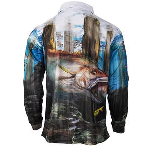 Camiseta de Pesca Personalizada de Manga Larga con Protección UV, Transpirable, para Actividades al Aire Libre - Product Image 3