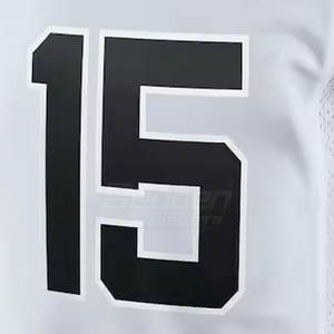 Vente directe d'usine, maillot de football américain respirant, grande taille, manches courtes, vêtements de sport personnalisables - Product Image 6