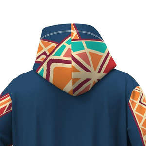 Sudadera con Capucha Geométrica Tribal para Hombre, Multicolor, Suave, Cálida, Informal, Elegante, para Invierno - Product Image 3