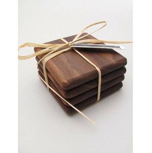 Fancy Design Walnut Wooden Coasters Tabletop <b>Mat</b> & <b>Pads</b> for Hotel & Restaurant Drink Serving Coaster Without Holder - Product Image 6