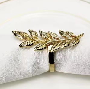 Beautiful Napkin <b>Rings</b> for Weddings Parties and Holiday Dinners Decoration Party And Home Table Napkin <b>Ring</b> - Product Image 2