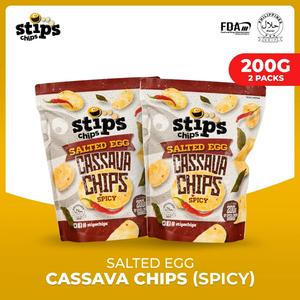 ชิปมันสำปะหลังไข่ดาวรสเผ็ดแบบดั้งเดิม200กรัมมัด2ชิปของ Stip's - Product Image 2