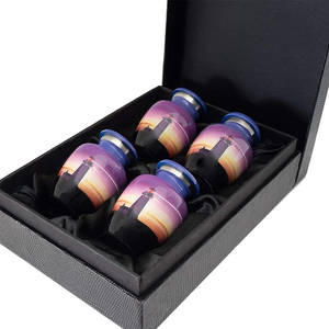 Exportador Mayorista Ofrece Urnas de Cremación para Adultos de Aluminio 100% Metal de Calidad Óptima, Estilo Moderno, Tamaño Personalizado, Artículos Funerarios - Product Image 3