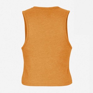 Nouveau débardeur court côtelé à col montant sans manches pour femme, collection été 2026, style décontracté et basique pour le sport - Product Image 2