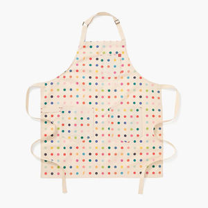 Gran oferta delantal de cocina con cuello colgante de algodón sin mangas con botón ajustable delantal de algodón para limpieza - Product Image 2