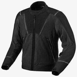 Chaqueta acolchada de cuero para motocicleta, chaqueta de lona con cuello levantado, secado rápido, transpirable, personalizable, estilo de calle, ropa de carreras para hombre - Product Image 3