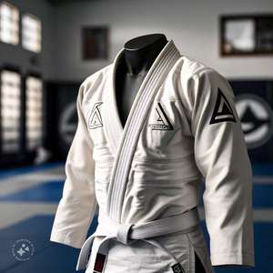 Usine en gros Logo personnalisé BJJ Gi Kimono compétition d'entraînement Jiu Jitsu uniforme 100% coton adultes - Product Image 6
