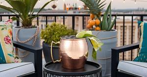 Mule de Moscou en cuivre martelé fait à la main Capacité de 16 onces avec poignée en laiton Design élégant pour tasses cadeaux - Product Image 5