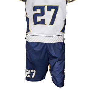 Uniformes de Lacrosse de manga corta con impresión de logotipo personalizado a la venta nuevo y elegante uniforme de Lacrosse de Material superior - Product Image 5