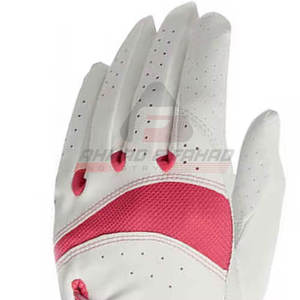 Guantes de golf de cuero PU de alta calidad con logotipo personalizado Guantes de golf de cuero genuino para la venta en línea para deportes - Product Image 4