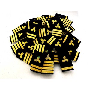 Epaulettes personalizados de capitán epallette, uniforme de ceremonia, tablero de hombro, estrella de oro - Product Image 5