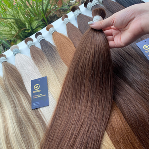 Extensions de cheveux en vrac, super double drawn, 100% cheveux humains vierges vietnamiens, texture lisse, fournisseur en gros - Product Image 4